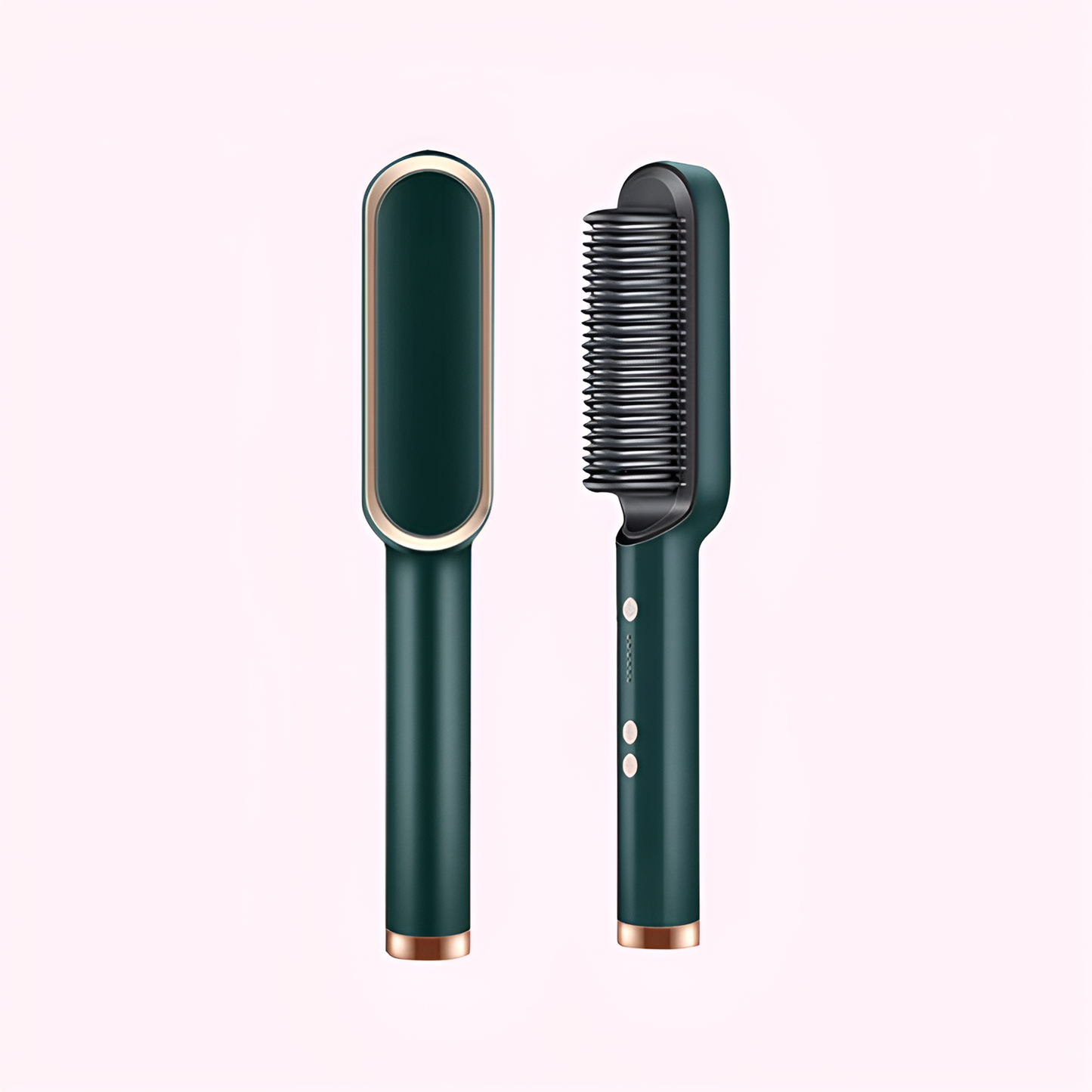 Electric Heated Hair Straightener Hot Brush